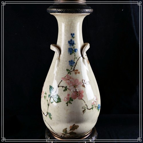Superbe lampe barbotine - lampe, en