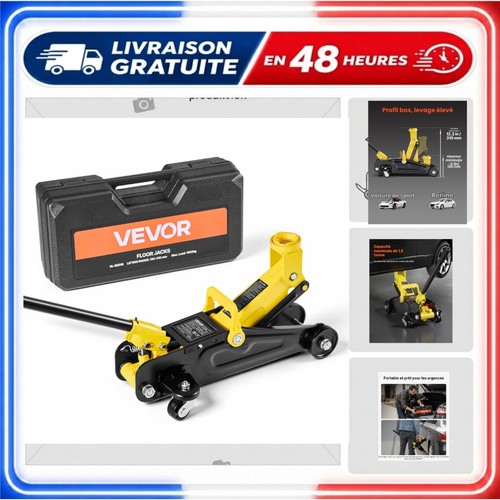 Cric rouleur hydraulique vevor - cric,