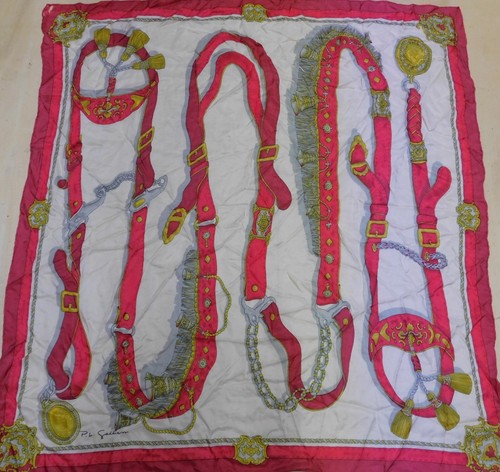 Foulard vintage 100 soie - vintage,
