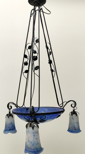 Lustre vasque tulipes pate - vasque, 3