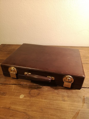 Mallette cuir attaché - cuir, /