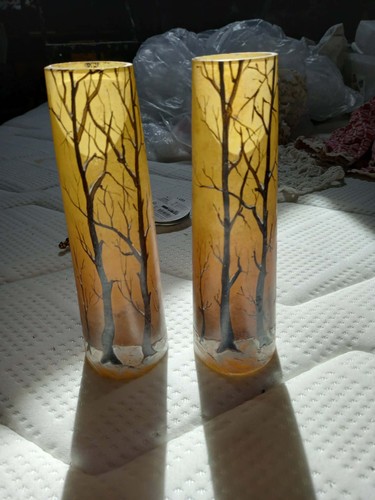 Superbe paire vases - paire, de