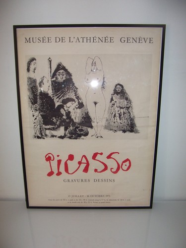 Affiche ancienne pablo picasso - ancienne,