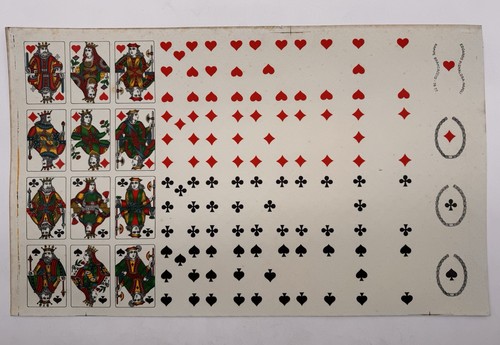 Planche jeu cartes - 40,