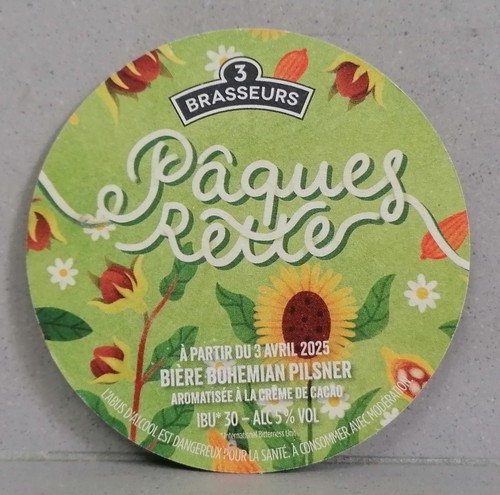 Sous bock bière brasseurs - bock,