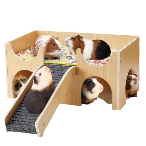 Maison hamster bois naturel - en,