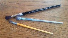 3 Pinceaux aquarelle petit