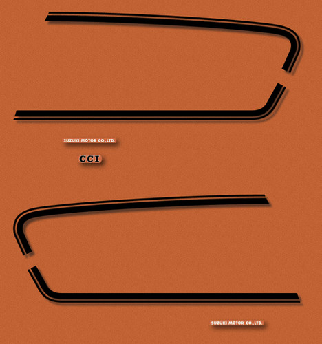 Suzuki gt380 kit sticker - gt380,