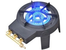 Réchaud A Gaz Portable ZEPHIR ZHC215 En Fonte 8,5 Kw Petit Fourneau Professional