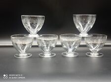 6 Petits verres à goutte,digestif,liqueur en cristal de BACCARAT modèle Sévigné.