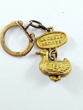 KEYCHAIN - DUCK Miniature - "SOTRIPA" - La Chèze - Aluminium, 1960s -