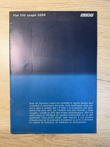 Brochure publicitaire fiat - publicitaire,