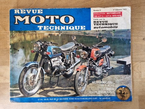 Revue technique moto 6 - technique,