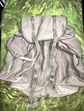 LAFUMA 1940'-50s French Military, German? Metal Frame ,Vintage ,named Backpack.