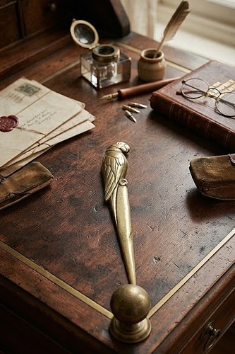 Ancien coupe papier bronze - coupe,