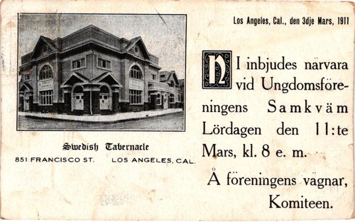 1911 los angeles swedish - ca,