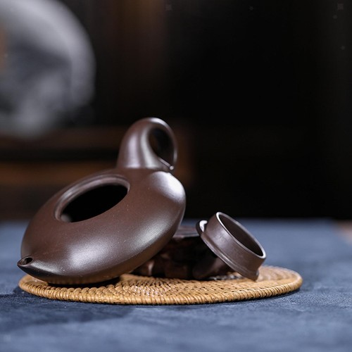 Théière argile violette - théière, en