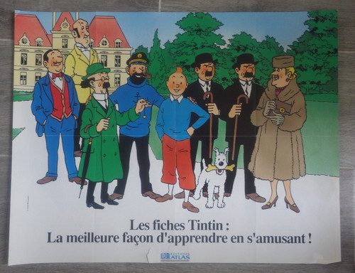 Poster dépliant hergé - poster,