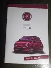 FIAT 500 & 500c QUICK GUIDE HANDBOOK 2010 2014 / 80 PAGES