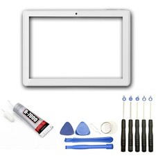 VITRE ECRAN TACTILE POUR Archos 101D Neon 10.1" BLANC +OUTILS +COLLE