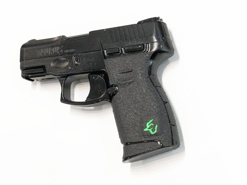 Textured rubber gun grip - gun,
