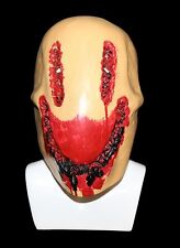 Smiley Homme Masque Sourire Déguisement Halloween Gore Zombie Complet Latex Tête