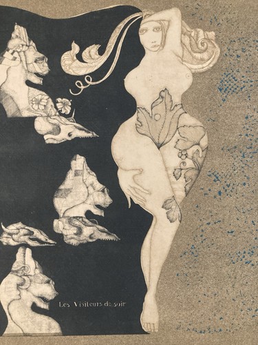 Lithographie gravure signée - lithographie,