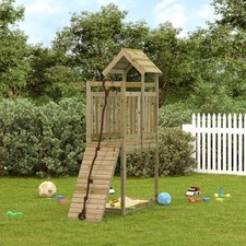 Maisonnette de Jeu avec Mur d'Escalade Aire de Jeux Jardin Extérieur vidaXL
