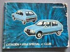 CITROEN VISA SPECIAL ET CLUB