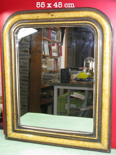 Miroir louis philippe bois - , et
