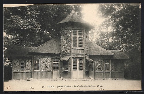 Cpa lille jardin vauban le - cpa,