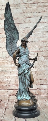 Winged victory angel with - winged,