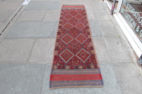 Tapis couloir afghan vintage - couloir,