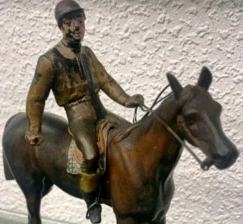 Statue cheval course - statue,