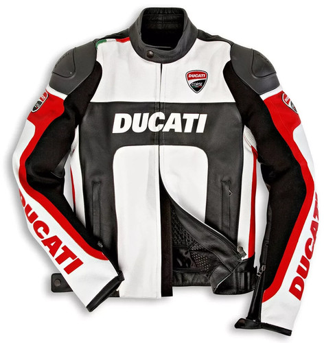 Ducati veste cuir moto - ducati,