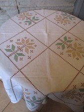 Belle Nappe ancienne brodée