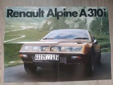 Renault Alpine A310i 1300 brochure poster
