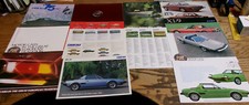 1975 1976 1977 1978 1979 1980 1981 Fiat X1/9 Sales Brochure & Sheet Lot of 14