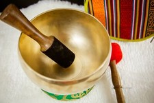 Bol chantant de thérapie fait main tibétain Pure Sound 7 "