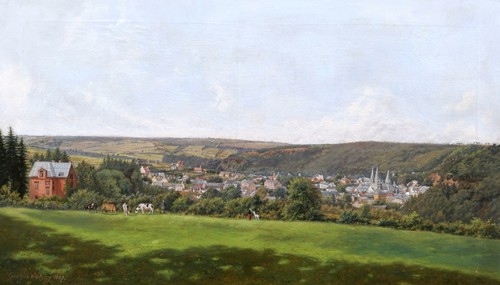 Tableau paysage belge belgique - belge,