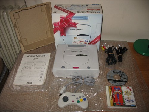 Boxed sega saturn - saturn, christmas