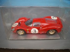 Ferrari 330 P4 #3 Rouge 1er Monza 1967 Bang 7174 Neuf 1/43 boite rhodoïd perso
