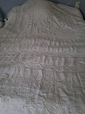 Antique Handmade 220x210 Bed Throw