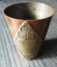 Timbale Cuivre Blason Bronze