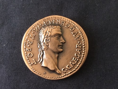 Médaille bronze aureus de - médaille, bronze,