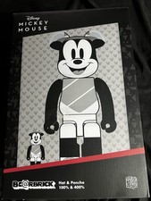 Bearbrick x Disney Hat and Poncho Mickey 100% & 400% Set
