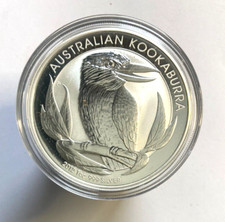 2012 1 oz Silver Australia Kookaburra Coin in Original Capsule