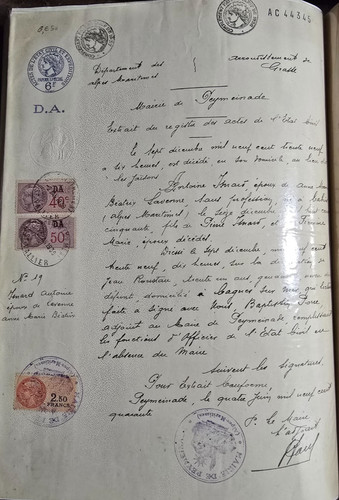 Lot 303 document état - 303.,