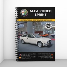 ALFA ROMEO SPRINT : Cahier de Restauration & d'Entretien - Port offert !