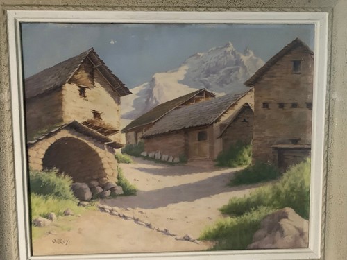 Tableau huile ancien signé